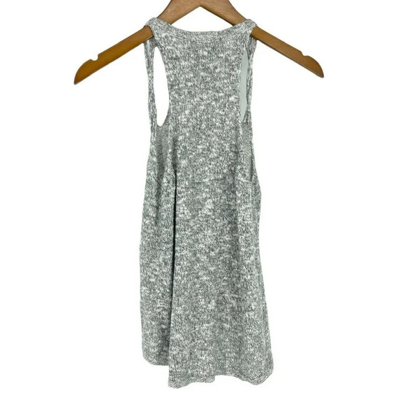 American Eagle Outfitters Tank Top Womens XS Gray Heather Knit Halter Crisscross - Picture 1 of 8